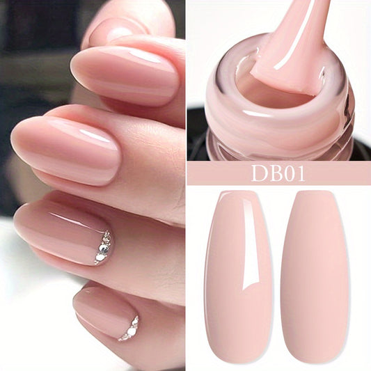 Solid Color Gel Nail Polish,0.2oz /LED Soak Off Gel Varnish, for Home Salon Nail Art DIY, Multi Color Available