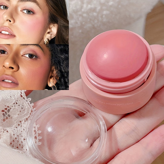 6-Color Peach & Coral Blush Ball - Matte & Shimmer Highlighter in One | Instant Glow Powder Makeup for All Beige Tones | Buildable Cheek Color with Soft , Peach, Coral Tones | Wet/ Application | Sensitive Beige Safe | Long-Lasting Formula | Matte Finish