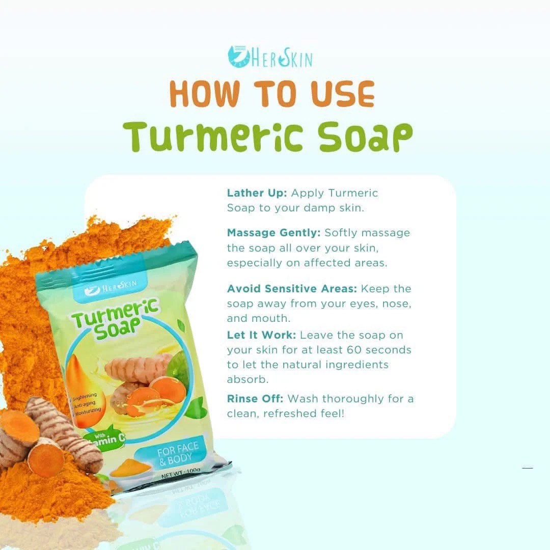 HerSkin Turmeric Soap (3pcs)
