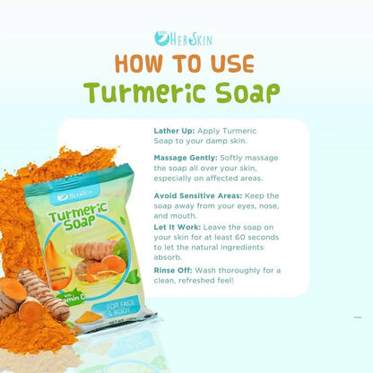 HerSkin Turmeric Soap (3pcs)