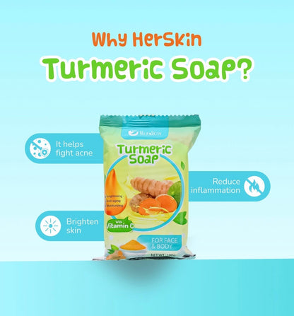 HerSkin Turmeric Soap (3pcs)
