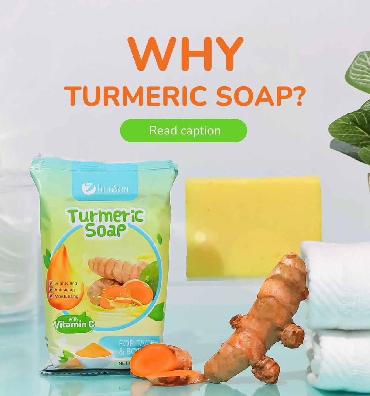 HerSkin Turmeric Soap (3pcs)