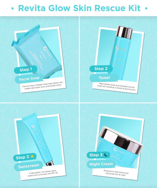 HerSkin Revita Glow Skin Rescue Kit