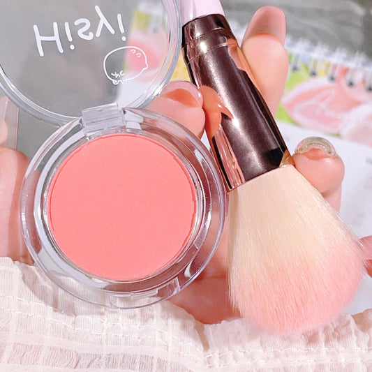 HISYI 9 Colors Glow Blush & Highlight Powder - Shimmering Peach, , Coral, Mint, Mauve, Blush , Brown, Soft Peach, Pastel Purple - Buildable Natural Finish, & Long-Lasting Powder Blushes for Cheek & Highlighting, Sensitive Beige Safe, Buildable Coverage,